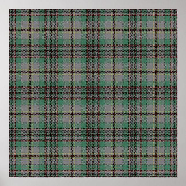 Póster Clan Craig Tartan - Descarga digital (Frente)