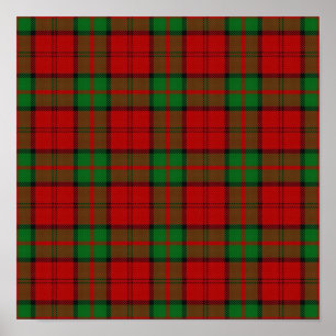 Póster Clan Dunbar Tartan - Descarga digital