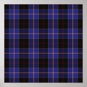 Póster Clan Dunlop Tartan - Descarga digital