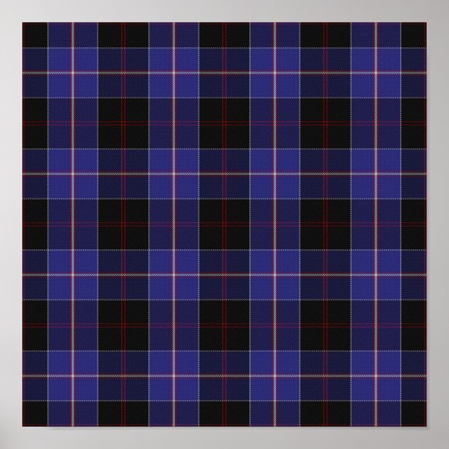 Póster Clan Dunlop Tartan - Descarga digital (Frente)