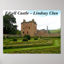 Póster Clan fotográfico de moda Lindsay Edzell Castle, Es