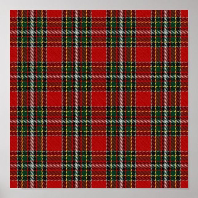 Póster Clan Gillespie Tartan - Descarga digital (Frente)