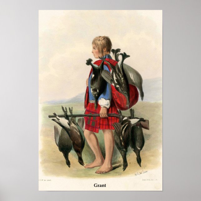 Póster Clan Grant (Frente)