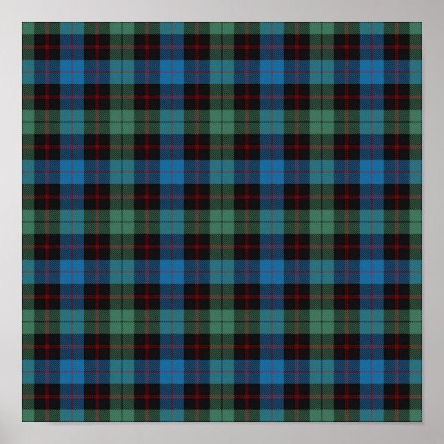 Póster Clan Guthrie Tartan - Descarga digital (Frente)