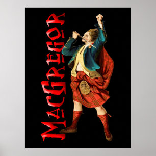 Póster Clan MacGregor Scottish Highland Dream Poster