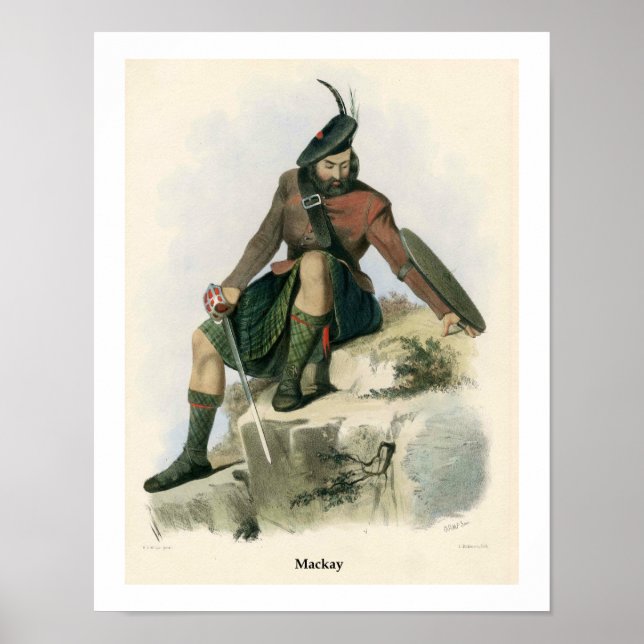 Póster Clan Mackay (Frente)