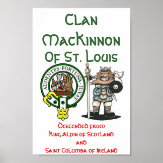 Póster Clan MacKinnon St. Louis Poster