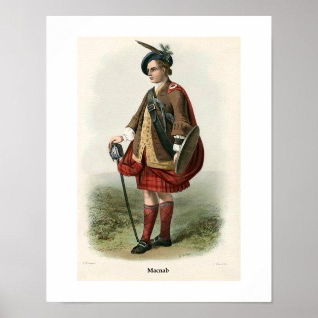 Póster Clan Macnab (Frente)