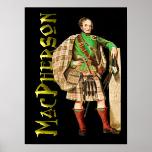 Póster Clan MacPherson Scottish Highland Dream Poster