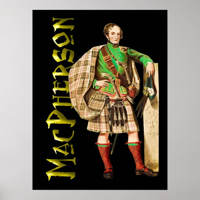 Póster Clan MacPherson Scottish Highland Dream Poster (Frente)