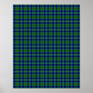 Póster Clan Miller Tartan