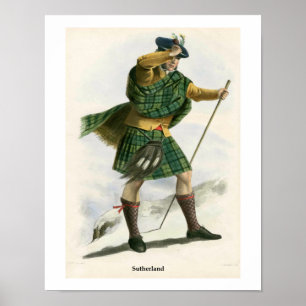 Póster Clan Sutherland