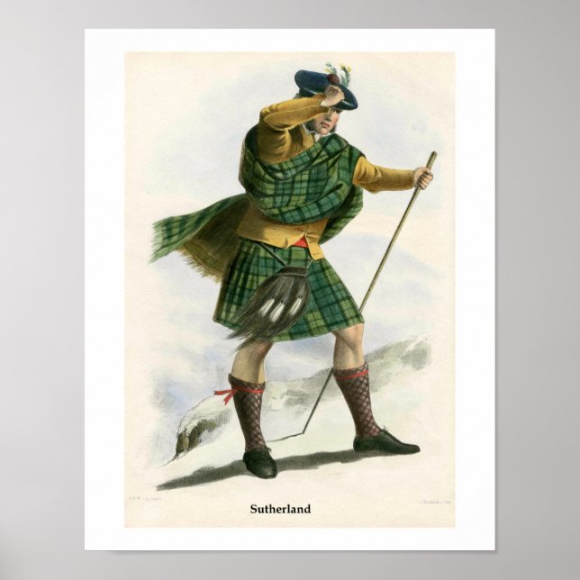 Póster Clan Sutherland (Frente)