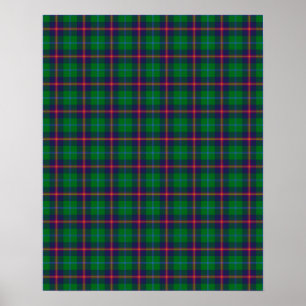 Póster Clan Young Tartan