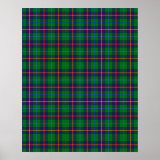 Póster Clan Young Tartan (Frente)