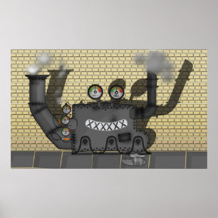 Póster Clank la Máquina