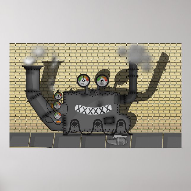 Póster Clank la Máquina (Frente)