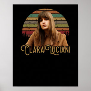 Póster Clara Luciani Vintage Retro