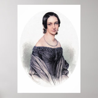 Póster Clara Schumann - Pianista y compositor