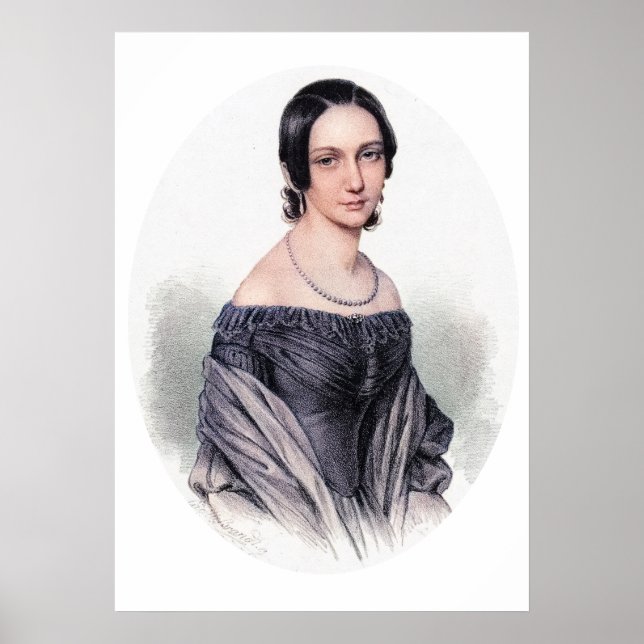 Póster Clara Schumann - Pianista y compositor (Frente)