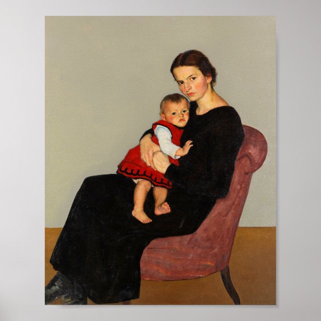 Póster Cläre Maillard con hija | Willi Maillard (Frente)