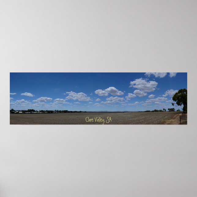 Póster Clare Valley, SA (Frente)
