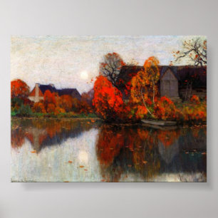 Póster Clarence Gagnon - The Pond en octubre