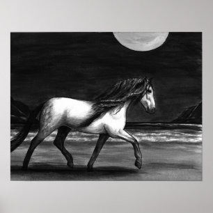 Póster Claro de luna Andalusion