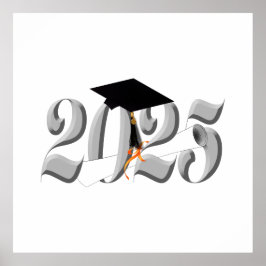 Póster Clase audaz de plata clásica de 2025