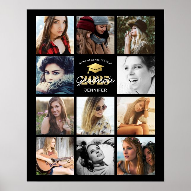 Póster Clase de 2023 | Graduado de fotografía (Frente)