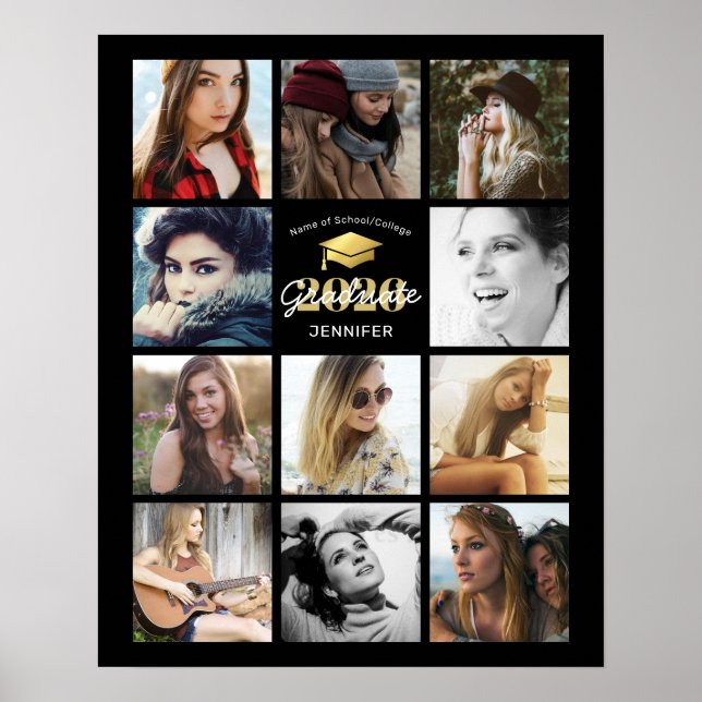 Póster Clase de 2023 | Graduado de fotografía (Frente)