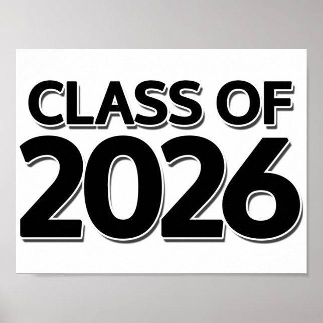 Póster Clase de 2026 (Frente)