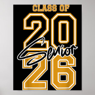 Póster Clase de 2026 senior - graduación 2026