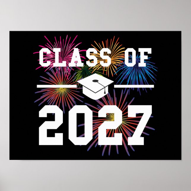 Póster Clase de 2027 Último Año (Frente)