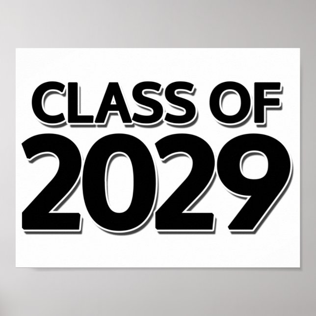 Póster Clase de 2029 (Frente)