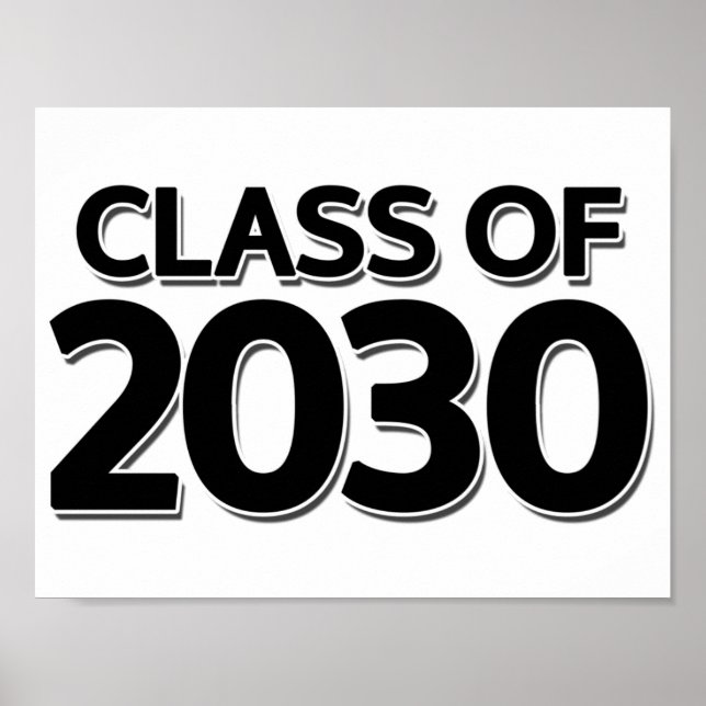Póster Clase de 2030 (Frente)