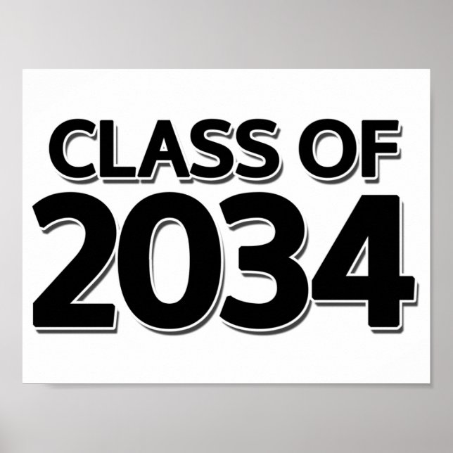 Póster Clase de 2034 (Frente)