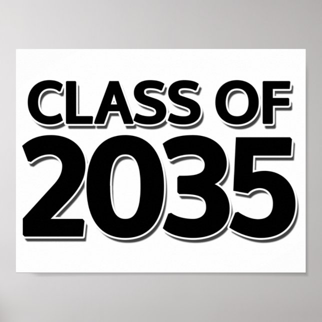 Póster Clase de 2035 (Frente)