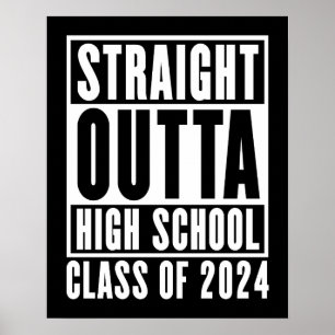 Póster Clase de bachillerato directo de 2024