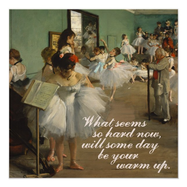Póster Clase de ballet | Edgar Degas | Oferta Inspiradora (Anverso)