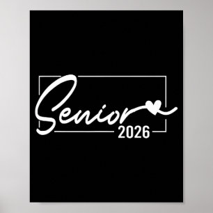 Póster clase de graduación 2026 senior 2026 
