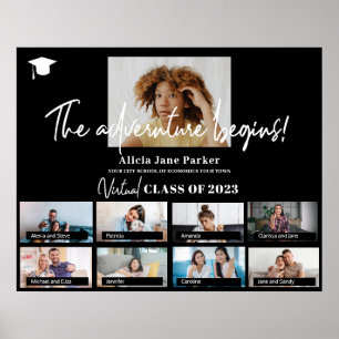 Póster Clase de graduación de la foto del personalizado d