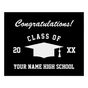 Póster Clase de graduación de secundaria de 2026 personal