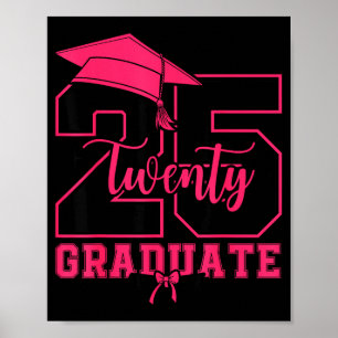 Póster clase de graduados 2025 de 2025 senior escuela sec