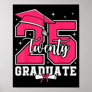 Póster clase de graduados 2025 de secundaria 2025