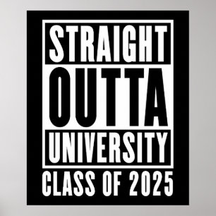 Póster Clase de la Universidad Straight Outta de 2025