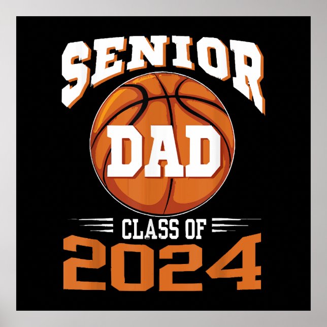 Póster Clase de Papá Senior 2024 (Frente)