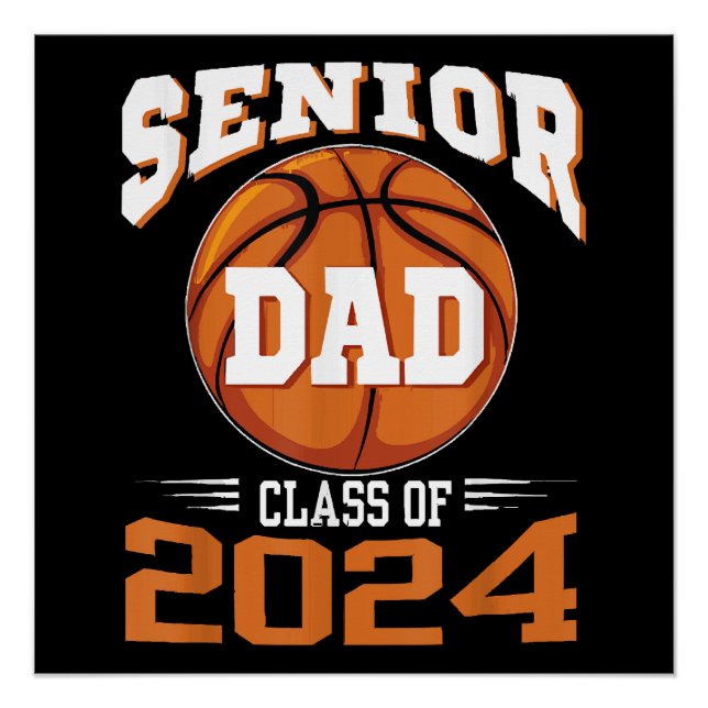 Póster Clase de papá sénior de 2024 (Anverso)