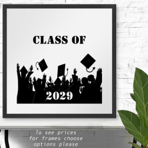 Póster Clase de Poster de 2009 que elija BkGrd/Año/color