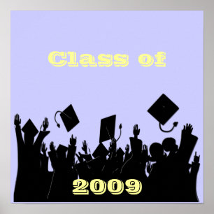 Póster Clase de Poster de 2009 que elija BkGrd/font/color